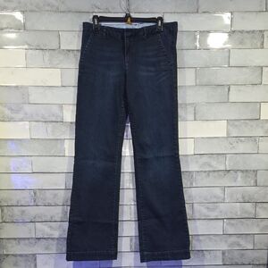 Tommy Hilfiger Dark Blue Women's Trouser Mid Rise Jeans Size 8